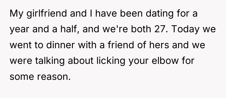 My girlfriend and I have been dating for a year...