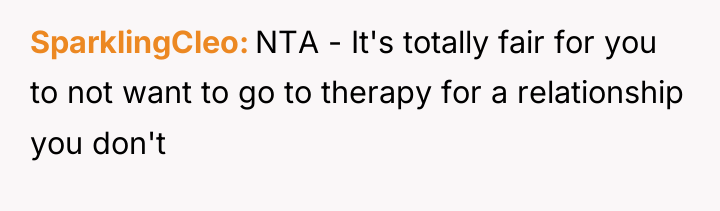 SparklingCleo NTA - It's totally fair for you to not...