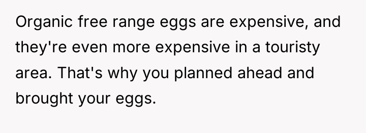 Organic free range eggs are expensive, and they're even more...