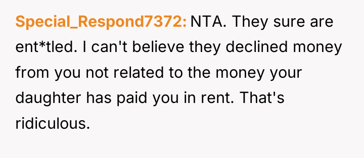 Special_Respond7372 NTA. They sure are ent*tled. I can't believe they...