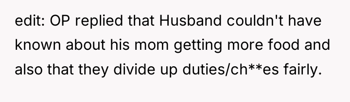 edit: OP replied that Husband couldn't have known about his...