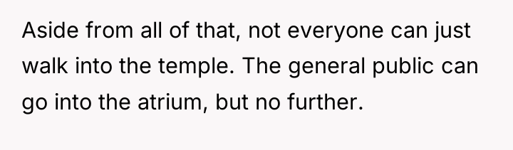 Aside from all of that, not everyone can just walk...