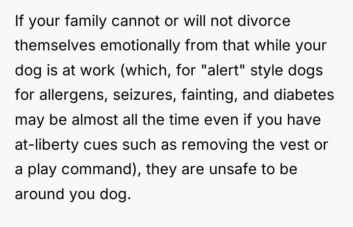 If your family cannot or will not divorce themselves emotionally...