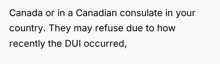 Canada or in a Canadian consulate in your country. They...
