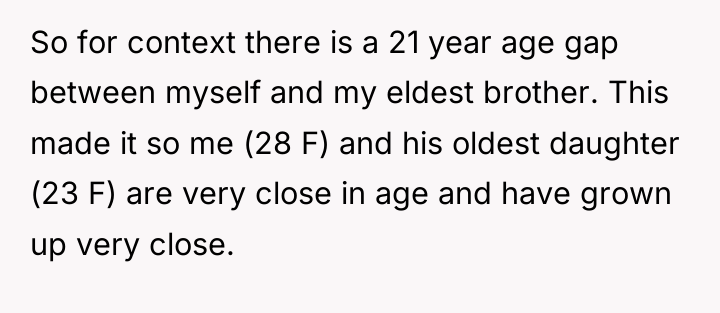 So for context there is a 21 year age gap...