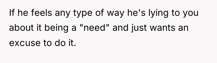 If he feels any type of way he's lying to...
