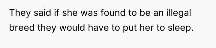 They said if she was found to be an illegal...