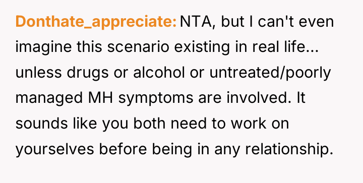 Donthate_appreciate NTA, but I can't even imagine this scenario existing...