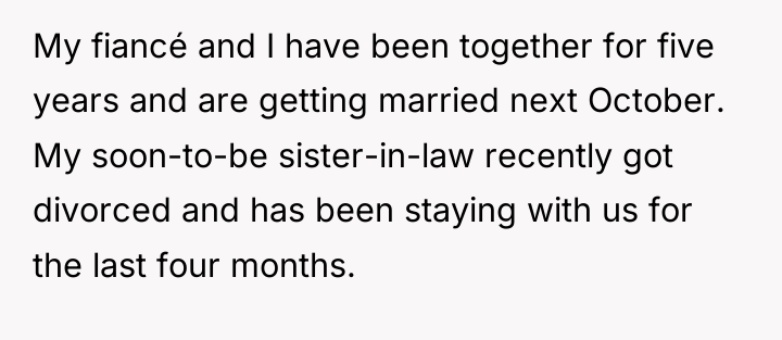 My fiancé and I have been together for five years...