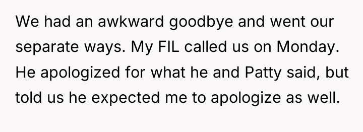 We had an awkward goodbye and went our separate ways....