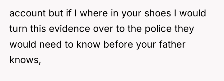 account but if I where in your shoes I would...