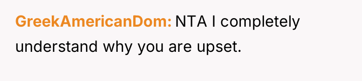GreekAmericanDom NTA I completely understand why you are upset.