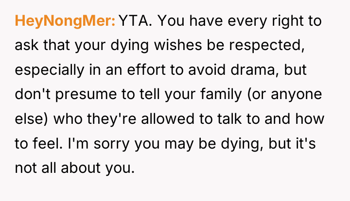 HeyNongMer YTA. You have every right to ask that your...