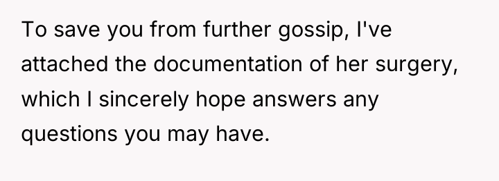To save you from further gossip, I've attached the documentation...