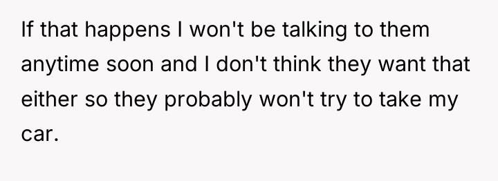 If that happens I won't be talking to them anytime...