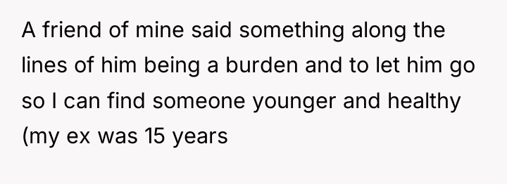 A friend of mine said something along the lines of...