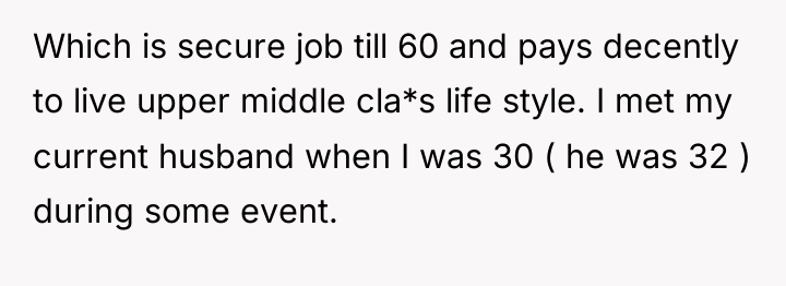 Which is secure job till 60 and pays decently to...