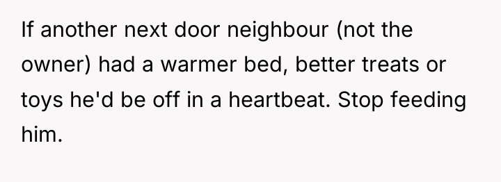 If another next door neighbour (not the owner) had a...