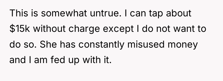 This is somewhat untrue. I can tap about $15k without...