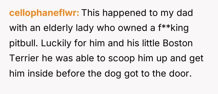cellophaneflwr This happened to my dad with an elderly lady...