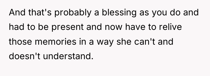 And that's probably a blessing as you do and had...