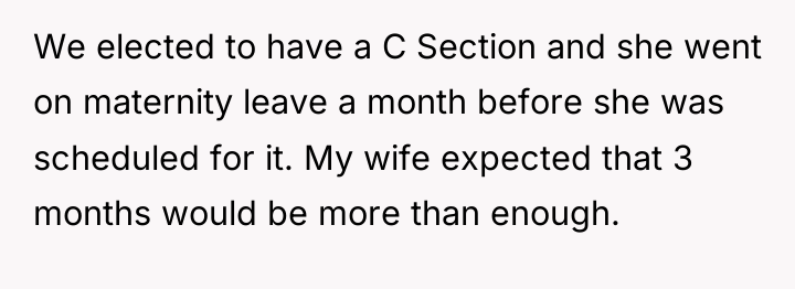 We elected to have a C Section and she went...
