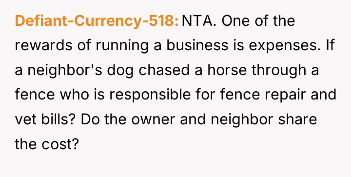 Defiant-Currency-518 NTA. One of the rewards of running a business...