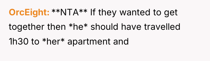 OrcEight **NTA** If they wanted to get together then *he*...