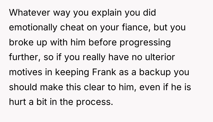 Whatever way you explain you did emotionally cheat on your...