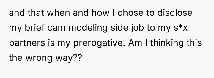 and that when and how I chose to disclose my...