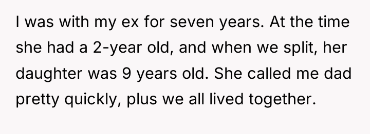 I was with my ex for seven years. At the...