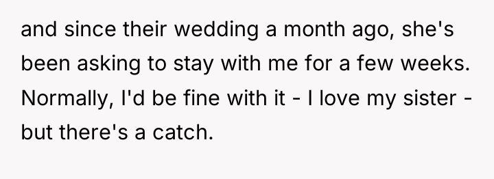 and since their wedding a month ago, she's been asking...