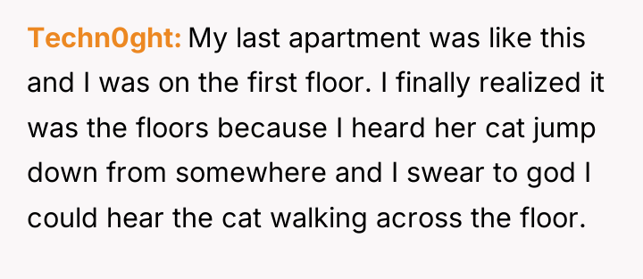 Techn0ght My last apartment was like this and I was...