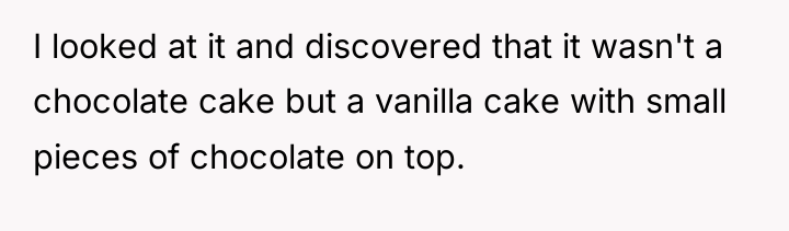 I looked at it and discovered that it wasn't a...