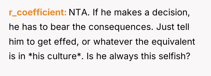 r_coefficient NTA. If he makes a decision, he has to...