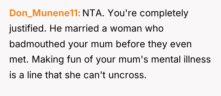 Don_Munene11 NTA. You're completely justified. He married a woman who...