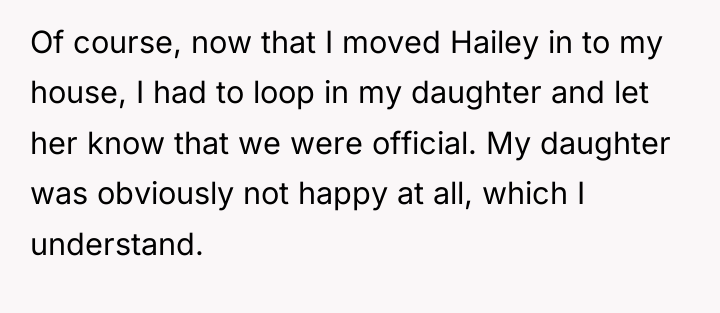 Of course, now that I moved Hailey in to my...