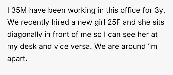 I 35M have been working in this office for 3y....