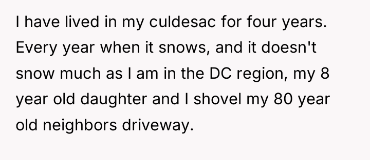 I have lived in my culdesac for four years. Every...
