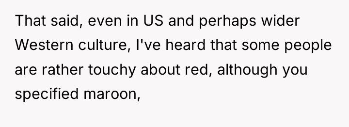 That said, even in US and perhaps wider Western culture,...