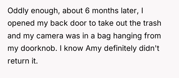 Oddly enough, about 6 months later, I opened my back...