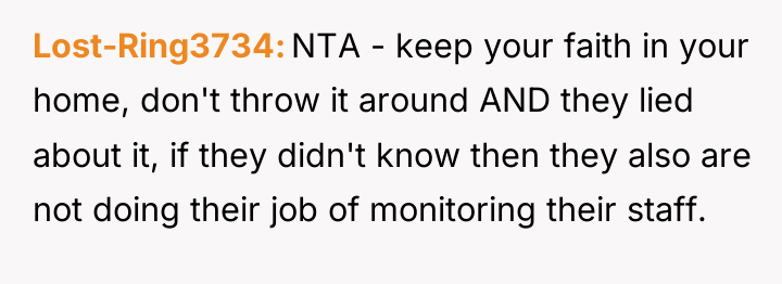 Lost-Ring3734 NTA - keep your faith in your home, don't...
