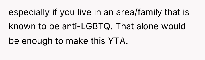 especially if you live in an area/family that is known...