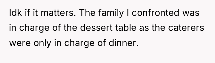 Idk if it matters. The family I confronted was in...
