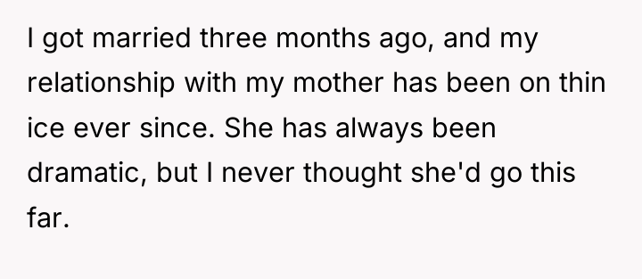 I got married three months ago, and my relationship with...