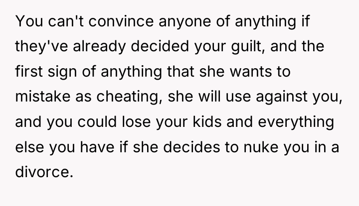 You can't convince anyone of anything if they've already decided...