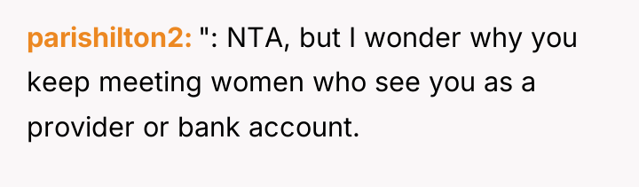 parishilton2 ": NTA, but I wonder why you keep meeting...