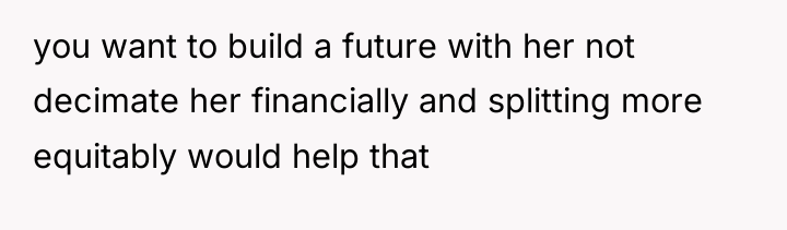 you want to build a future with her not decimate...