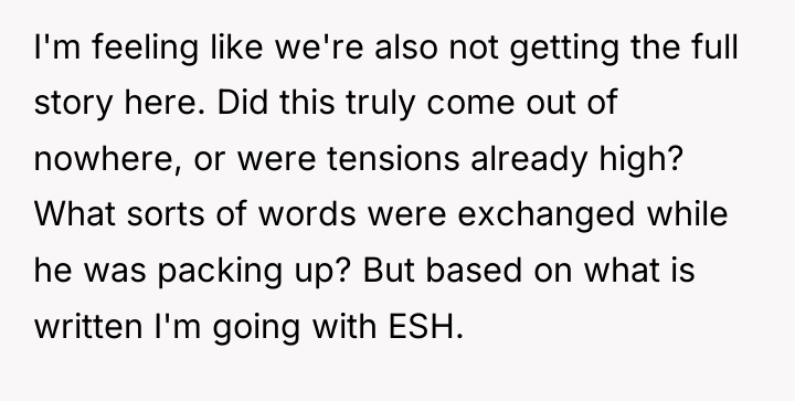 I'm feeling like we're also not getting the full story...