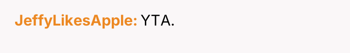 JeffyLikesApple YTA.